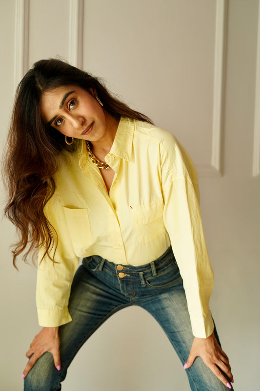 Yellow Long Sleeve Shirt
