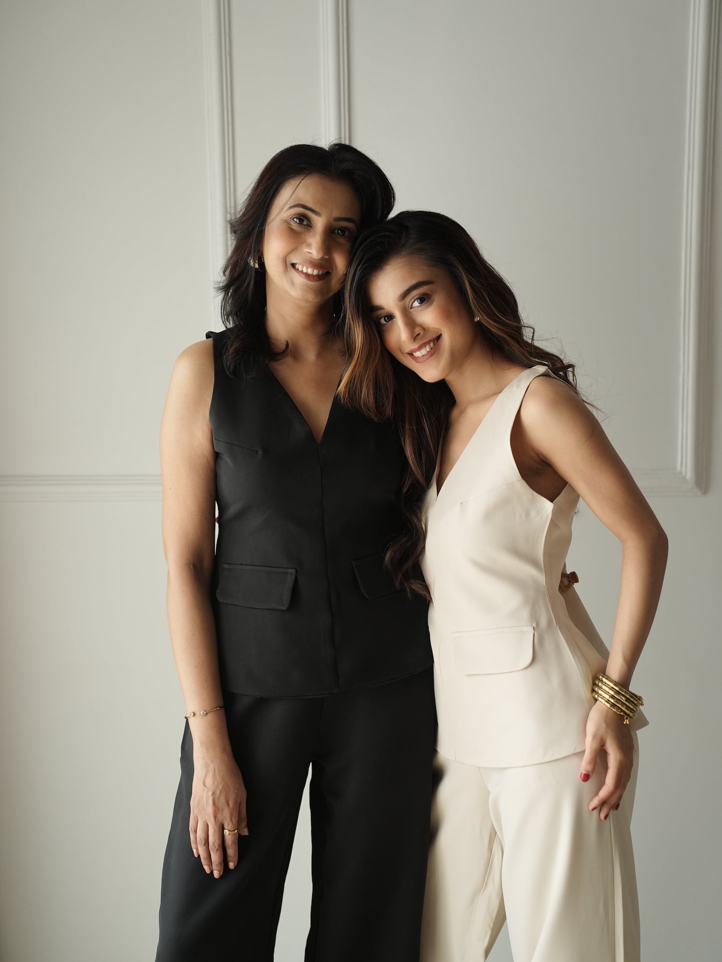 Tailored Waistcoat Ensemble Black