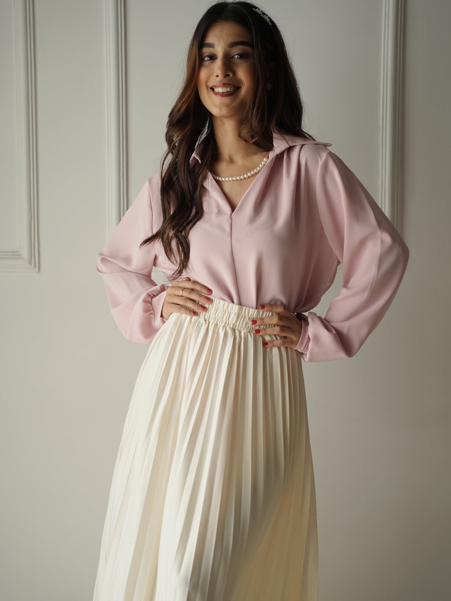 Pink Pearl Adorn Top