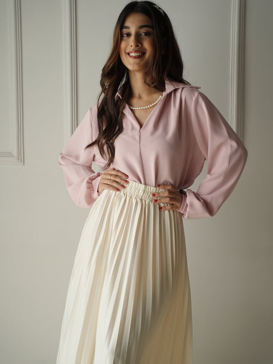 Pink Pearl Adorn Top