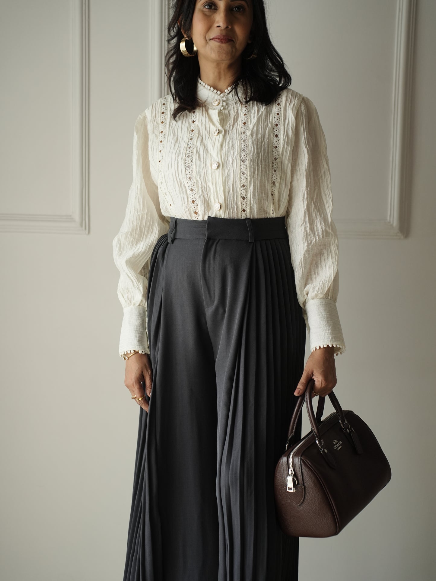 Cream Buttoned Shirt