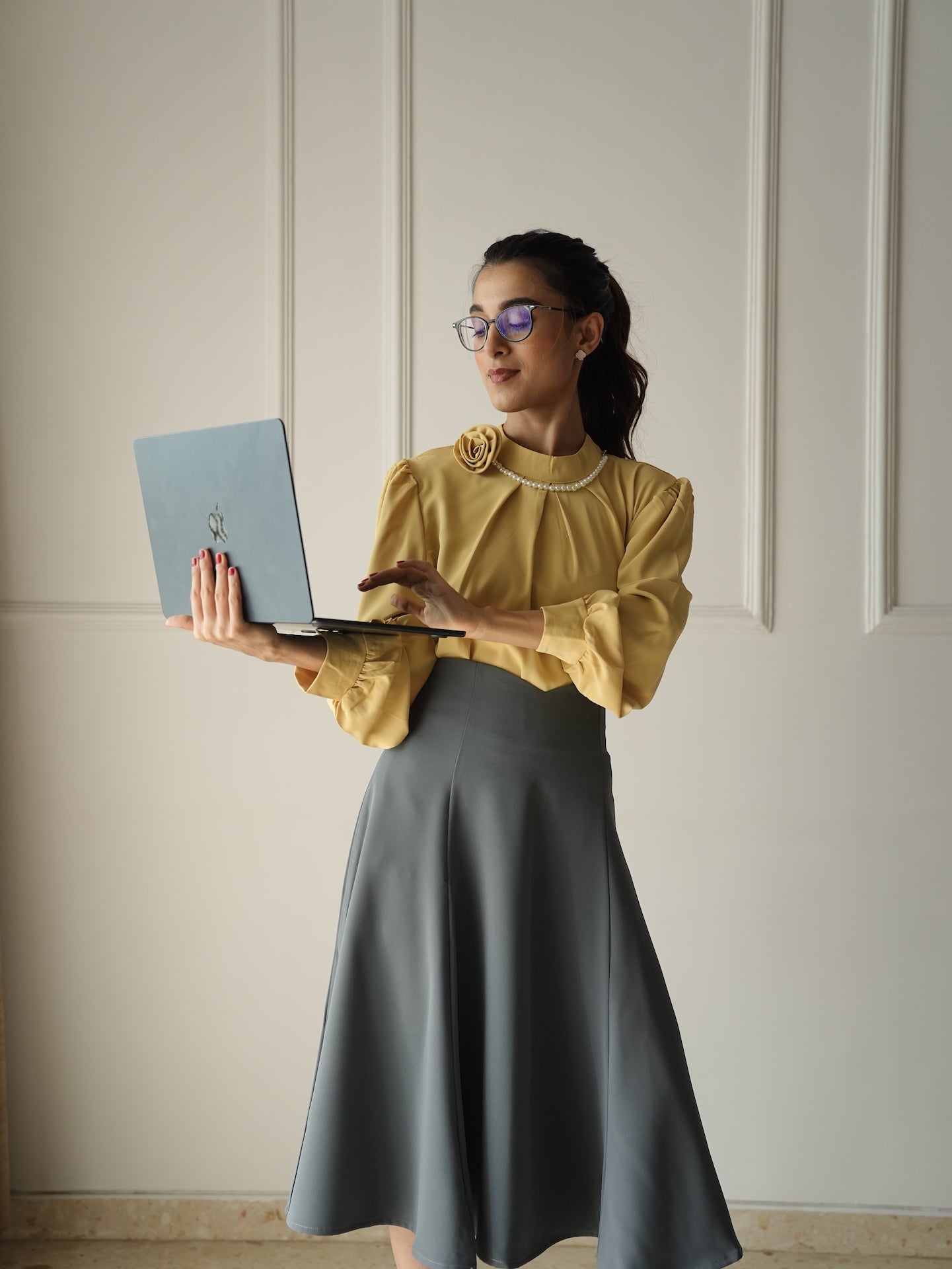 Mustard Yellow Adorn Top