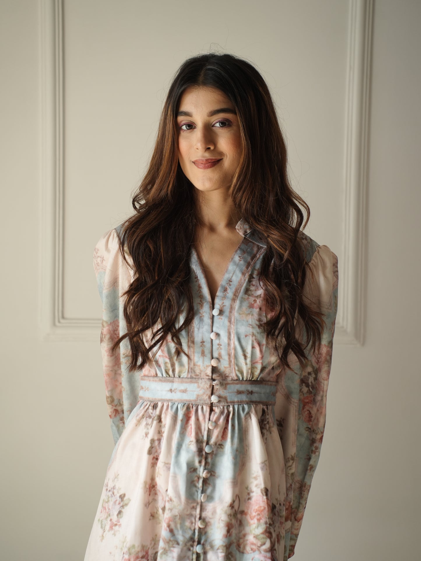 Bloom Blue Floral Dress