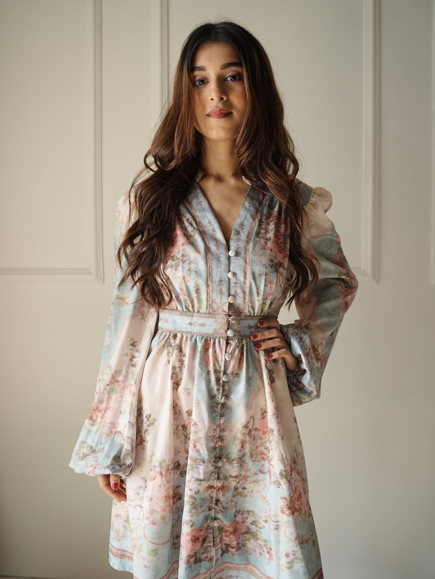 Bloom Blue Floral Dress