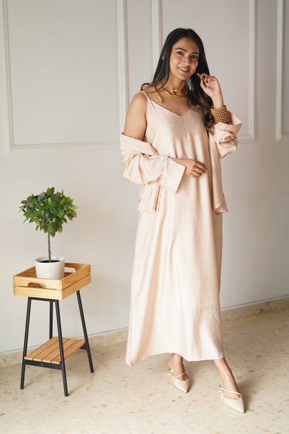 Shirt & Dress Duo Nude