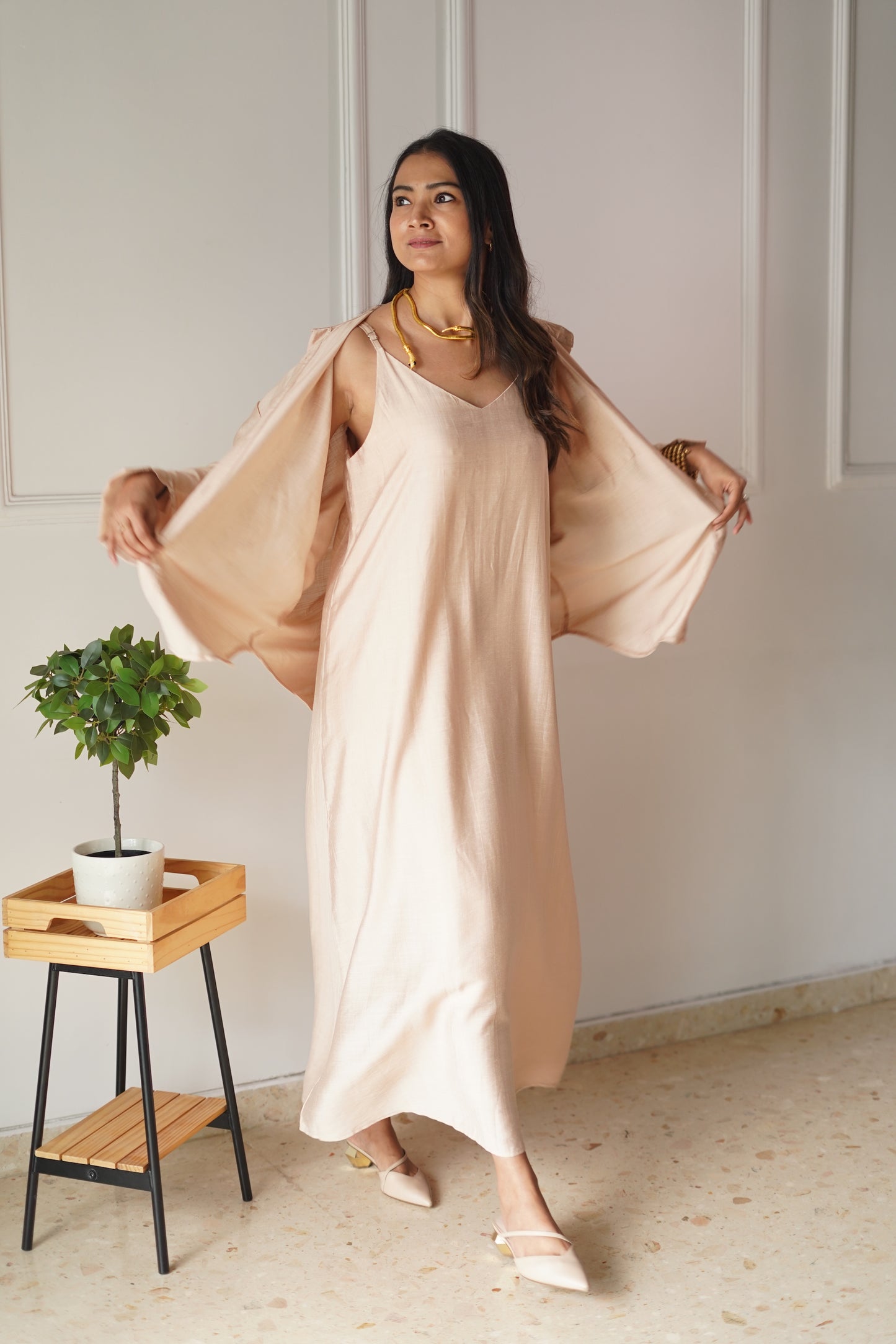 Shirt & Dress Duo Nude