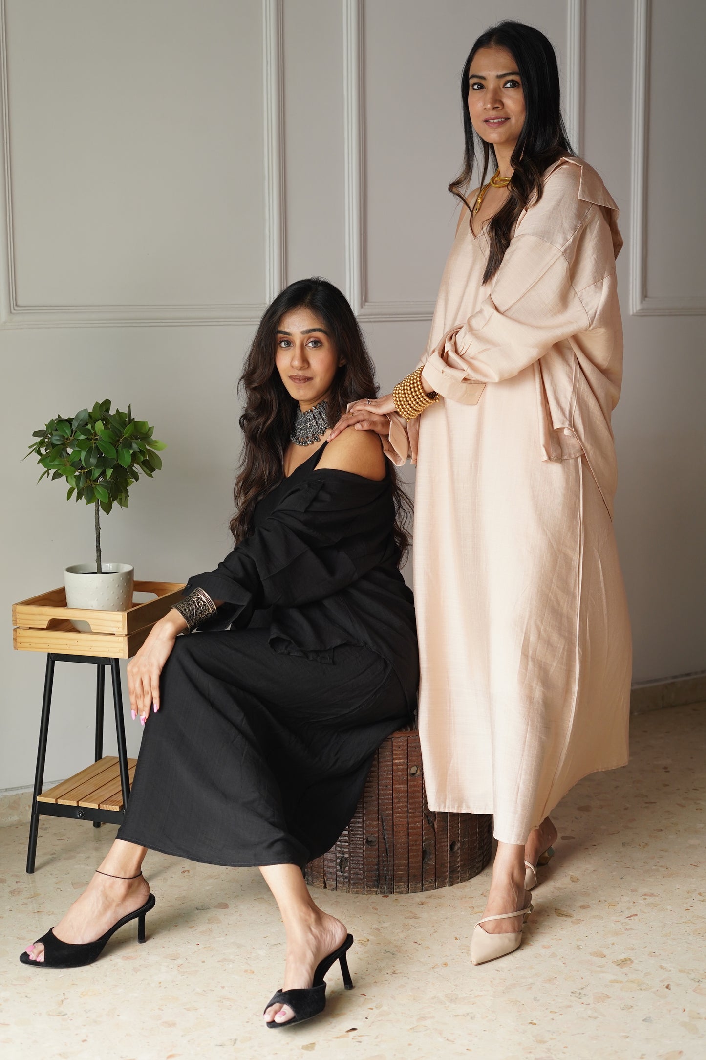 Shirt & Dress Duo Black