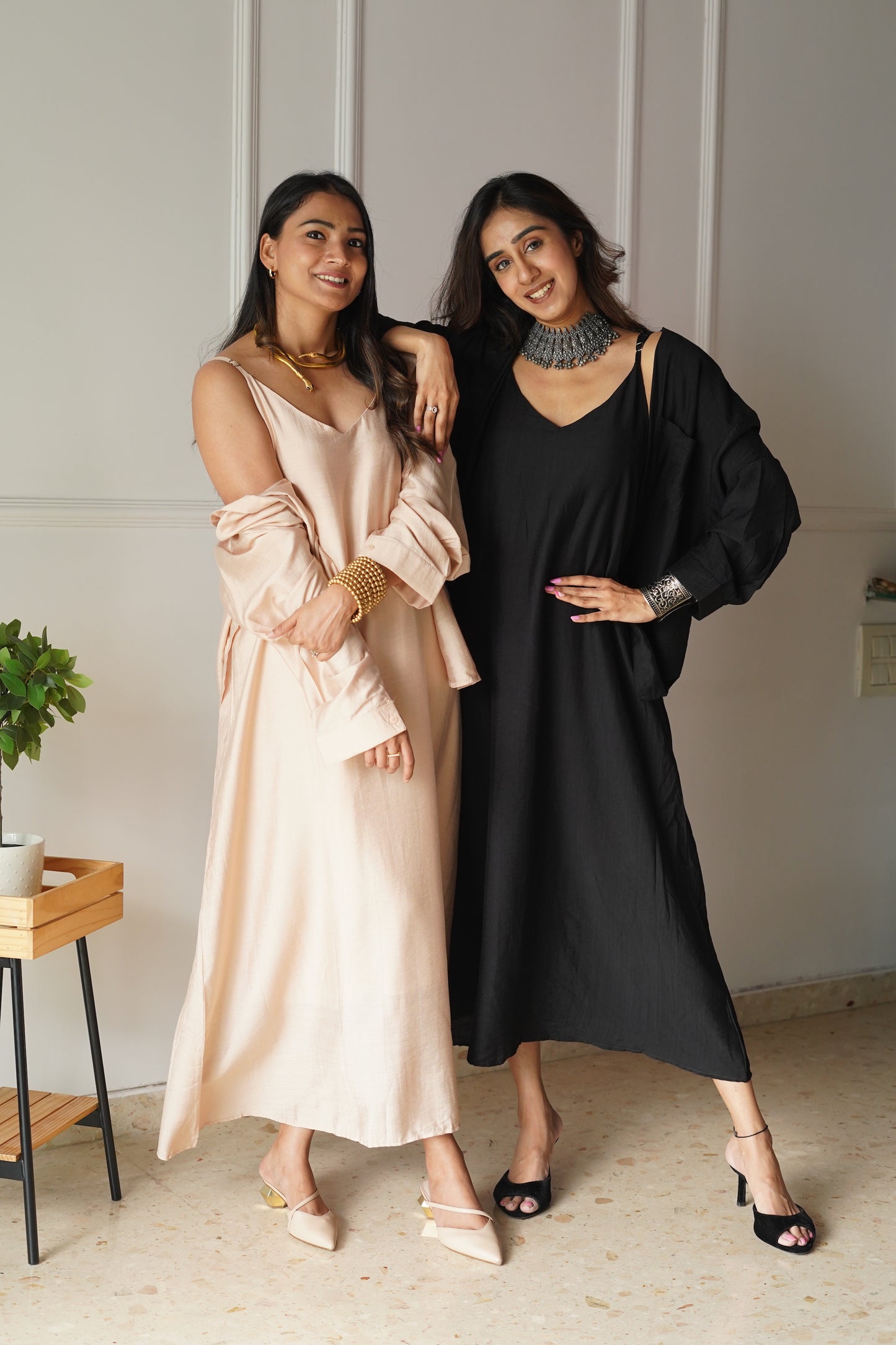 Shirt & Dress Duo Nude