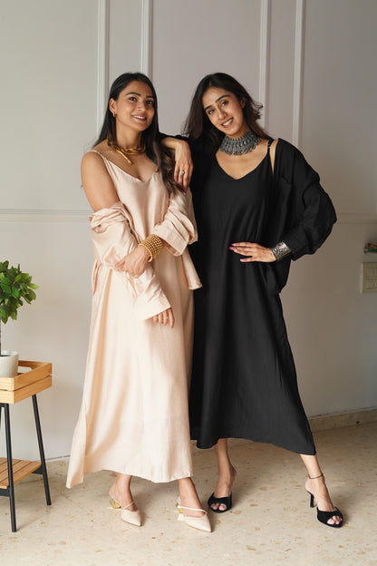 Shirt & Dress Duo Nude