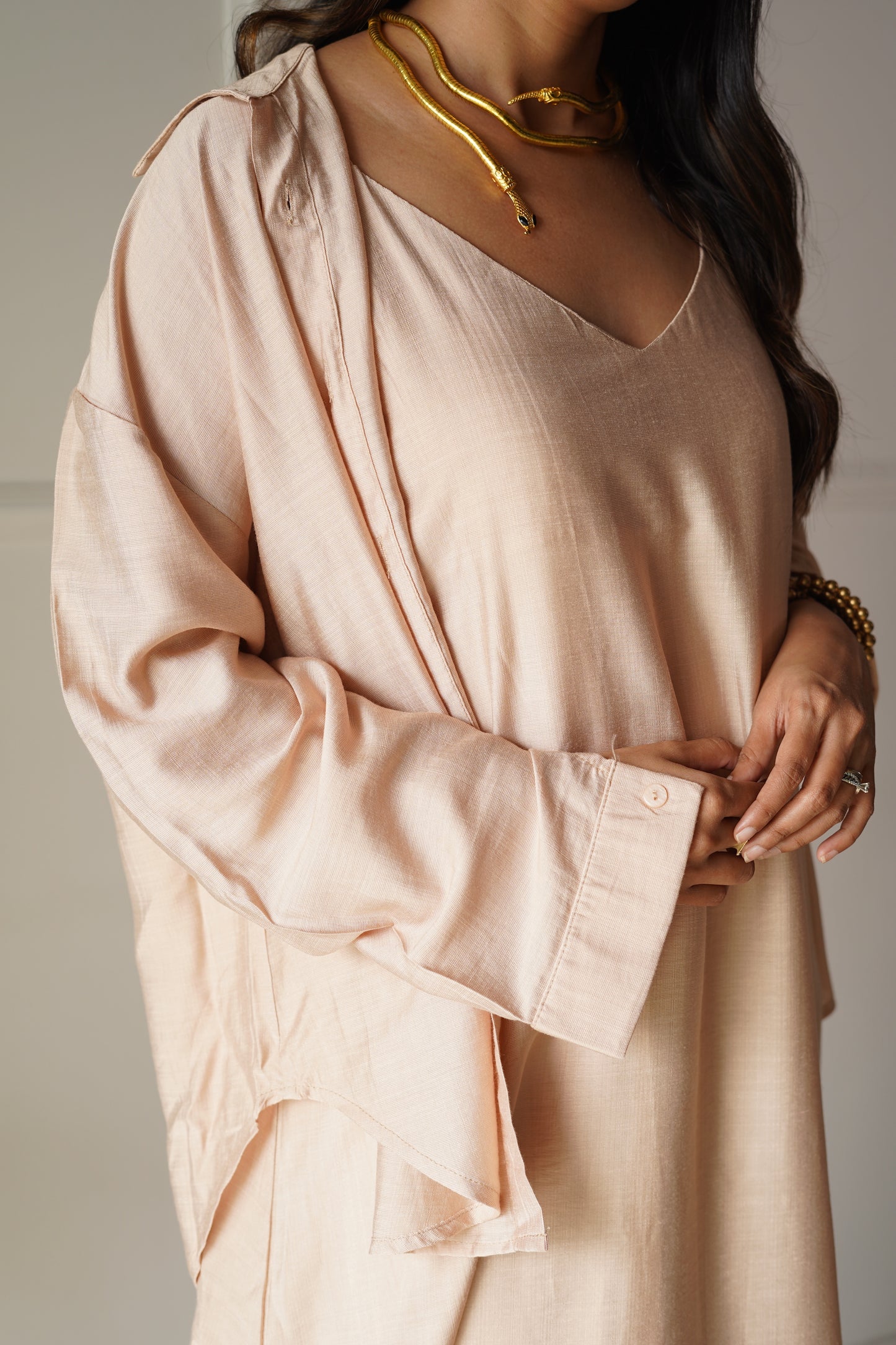 Shirt & Dress Duo Nude