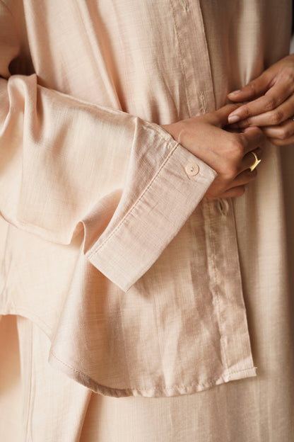 Shirt & Dress Duo Nude