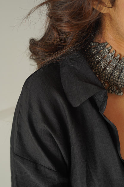 Shirt & Dress Duo Black