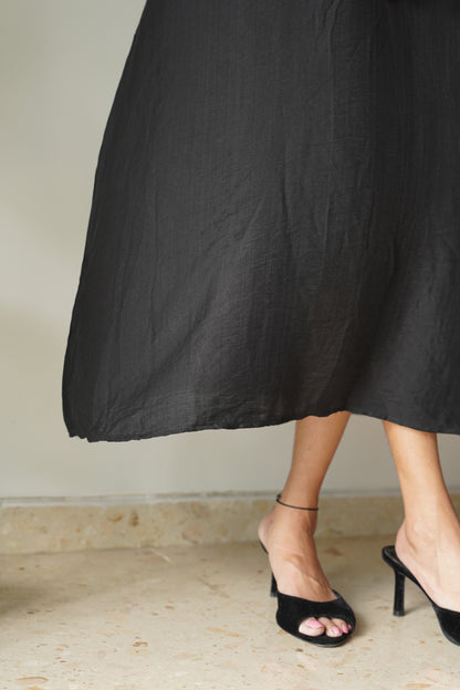 Shirt & Dress Duo Black