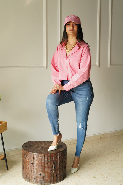 Pink Long Sleeve Shirt