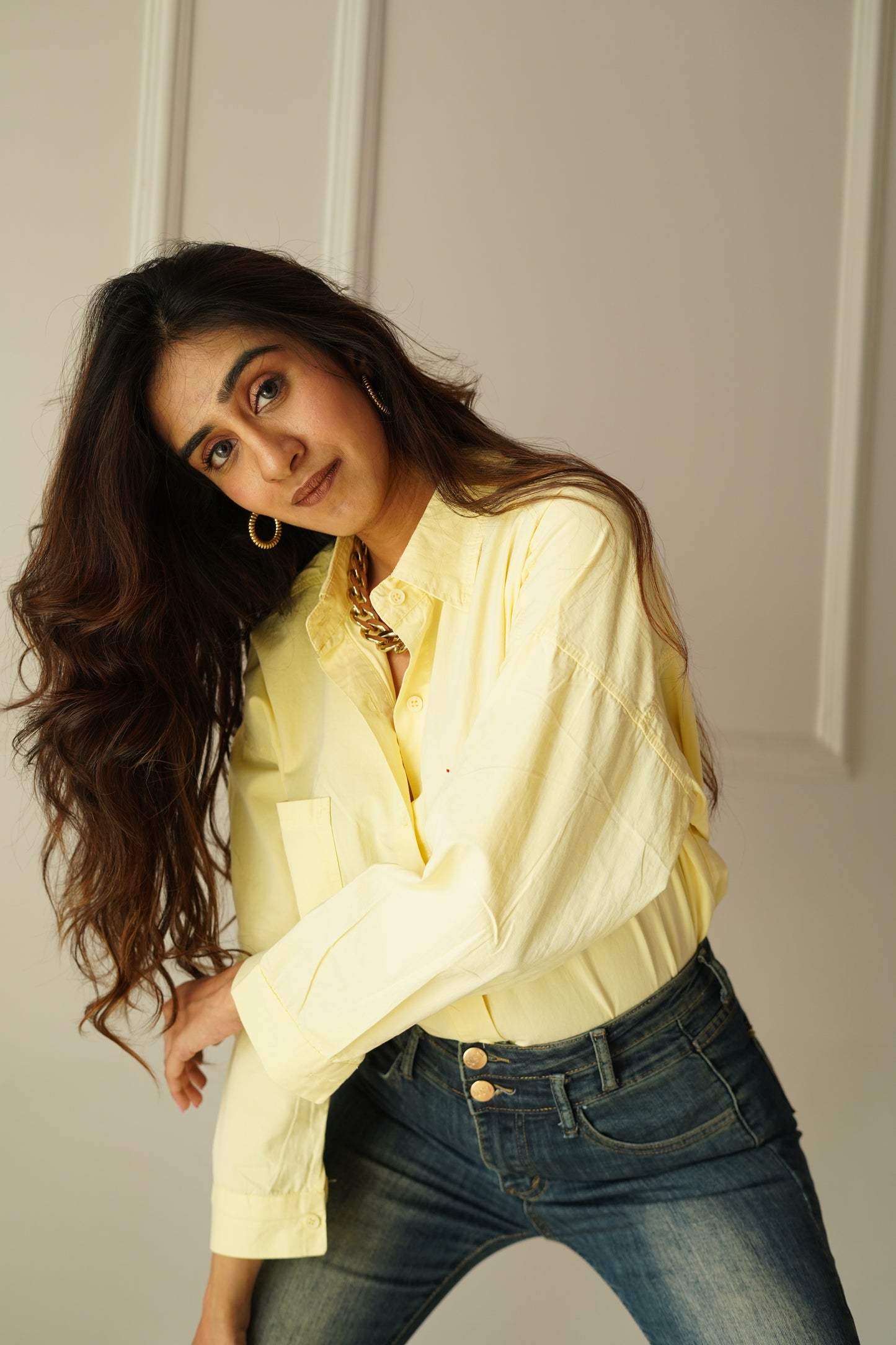 Yellow Long Sleeve Shirt