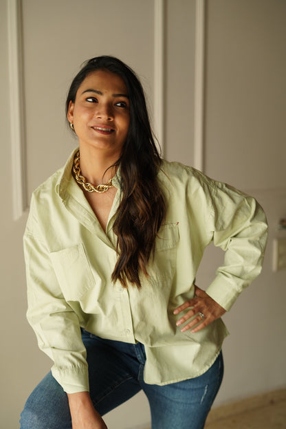 Green Long Sleeve Shirt