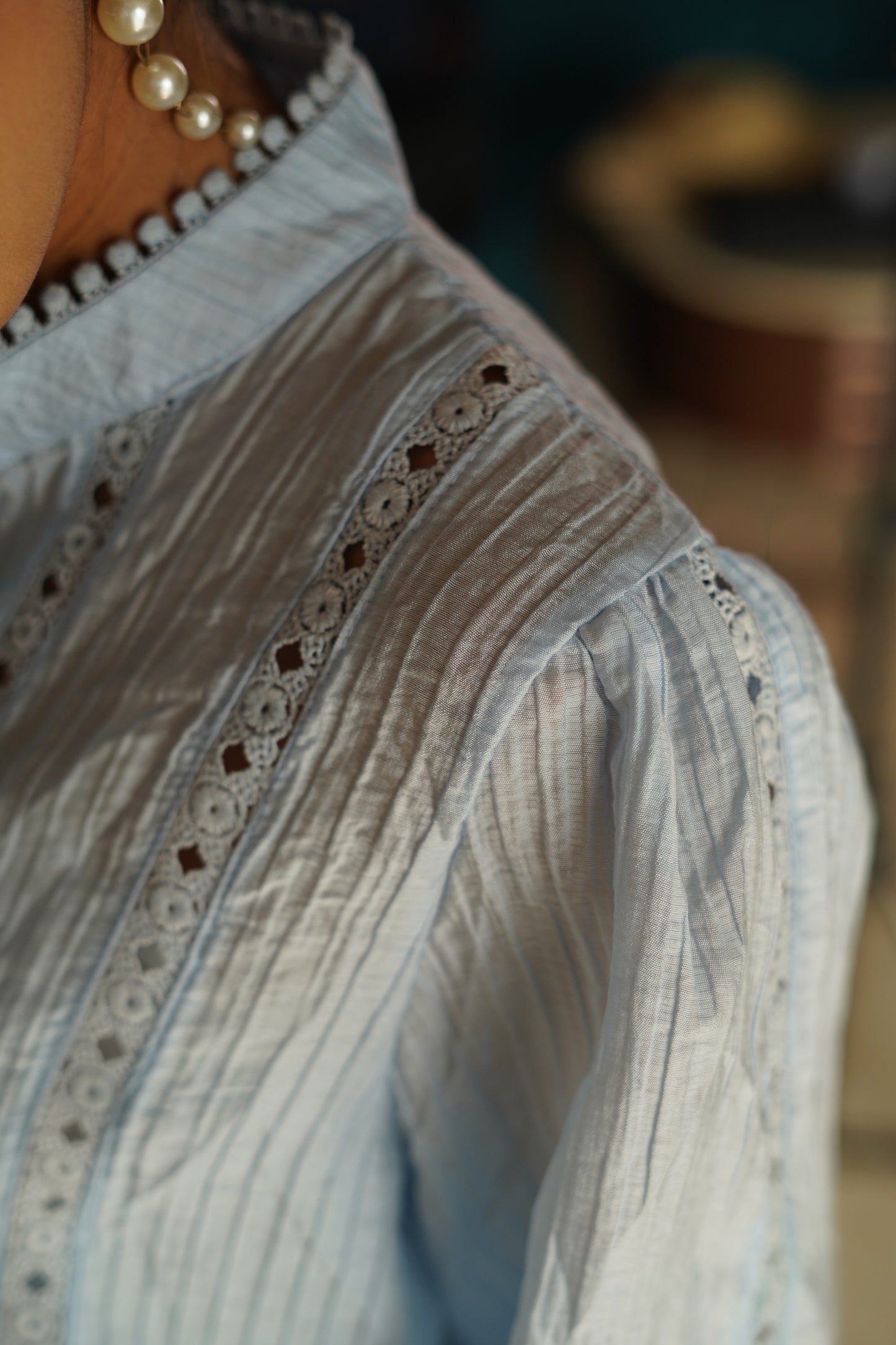 Sky Blue Buttoned Shirt